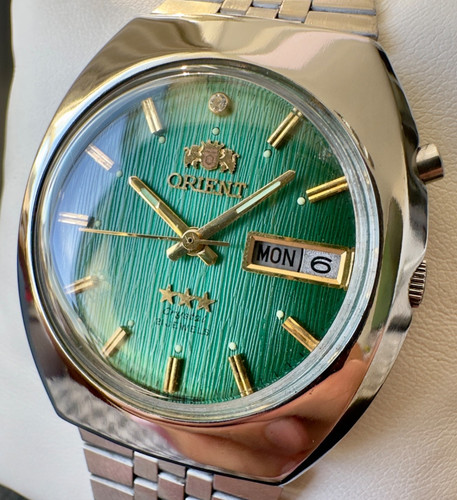 Vintage orient green textured - orient,
