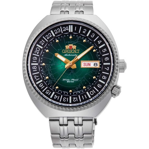 Orient revival world map green - orient,