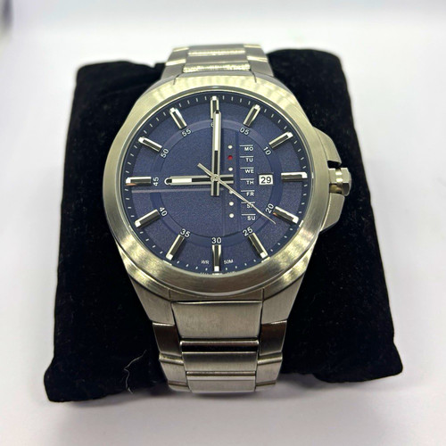 Orient men blue - dial, day