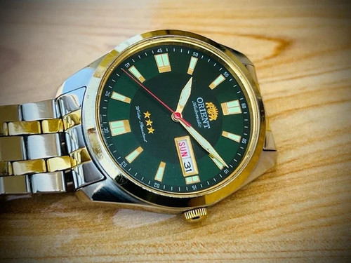 Orient star green dial - 3,