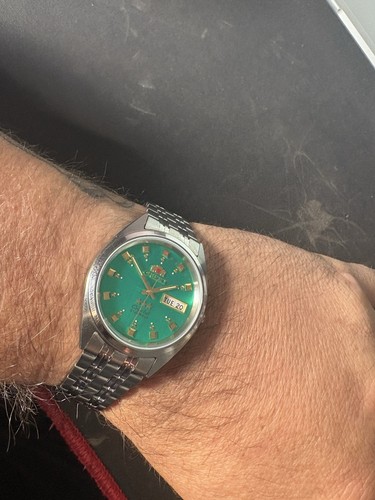 Orient star green dial - 3,