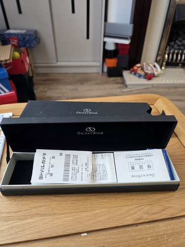 Orient star watch box - watch,