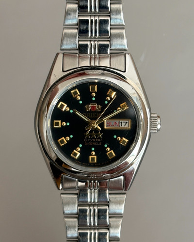 Orient star black dial 21j - 3,